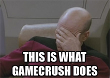 GameCrush facepalm